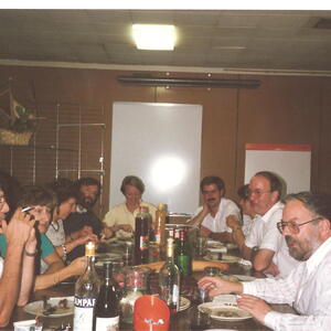 1987 - Soirée BBK entre dirigeants de la MJC !