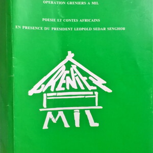 1987 - Opérations Greniers à mil . Président Léopold Sedar Senghor