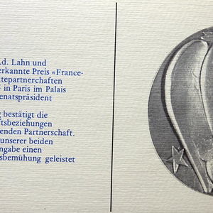 1985 - Fêtes du jumelage - Réception au Sénat